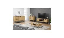 TV stolek 2 zásuvky BONITO vosk