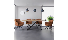 Jídelní židle SHERLOCK hnědá