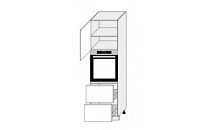 Skříň pro vestavbu VIANO D14 RU/2M-356