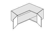 Nástavec kuchyně VIANO W14 90