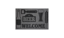 Rohožka Beer/Welcome šedá