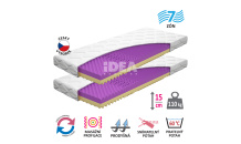 Matrace s potahem IDEA FORTE 90x200x14 Akce 1+1 ZDARMA
