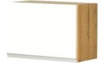 Horní skříňka MONIA 50X35 nad digestoř dub soma tmavý/ bílý lesk