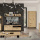 Vitrína LOFT LT 4 dub artisan/černá