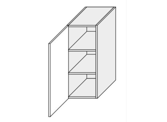 Horní skříňka SILVER W2 30 bílá