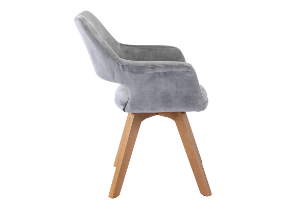 Jídelní židle LAMILA světle šedá