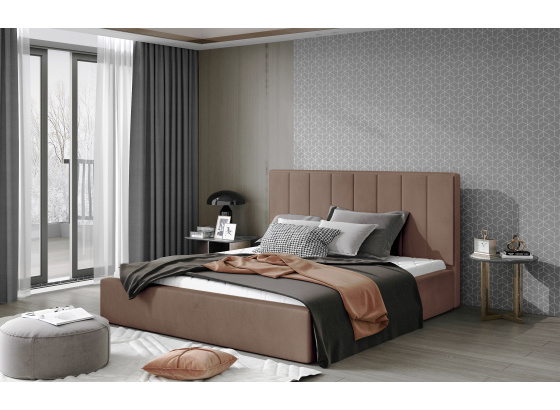 Postel Audrey 160x200 Monolith 09 bez matrace 