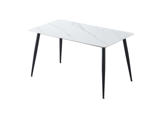 Jídelní stůl ADRIA 130x70 bílý mramor