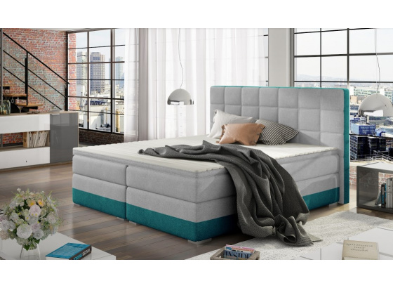 Postel Boxspring DAMASO 180x200 Orinoco 21/Orinoco 85