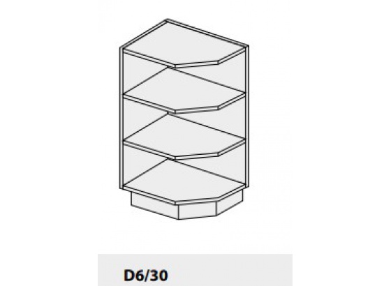 Dolní skříňka PLATINIUM D6/30 dub artisan