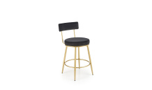 Barová židle H115 zlata/černá