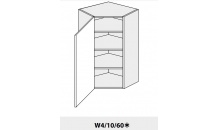 Horní skříňka kuchyně Quantum W4 10/60 rohová bílá