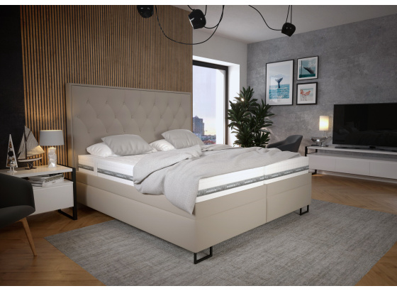 Postel KERSTIN 180x200 Riviera 16, matrace Nanna