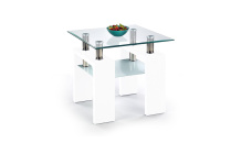 Konferenční stolek DIANA H čtverec bílý lak 