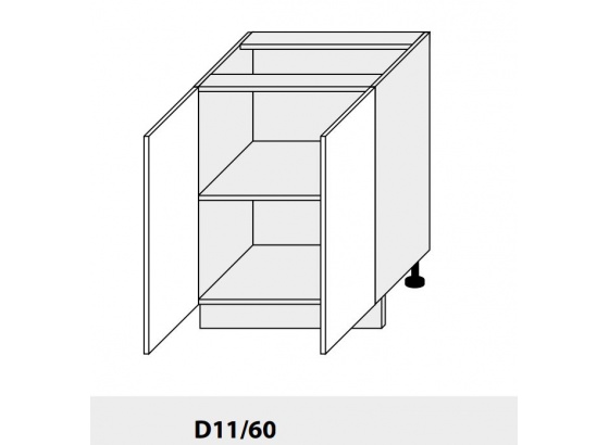 Dolní skříňka kuchyně Quantum D11 60 bílá