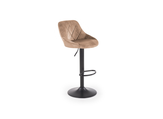 Barová židle H101 černá/ béžová