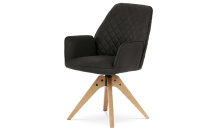 Jídelní židle HC-539 BK3 černá/ dub