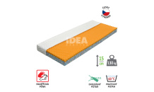 Matrace s potahem IDEA VISCO 80x200x15 cm M31