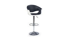 Barová židle H46 bílá/ černá