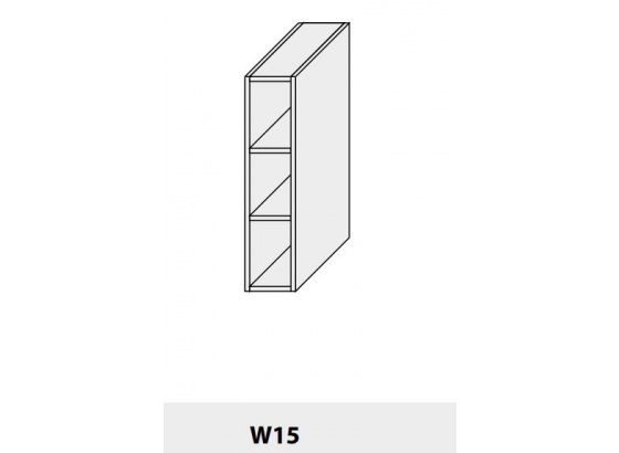 Horní skříňka PLATINIUM W15 grey