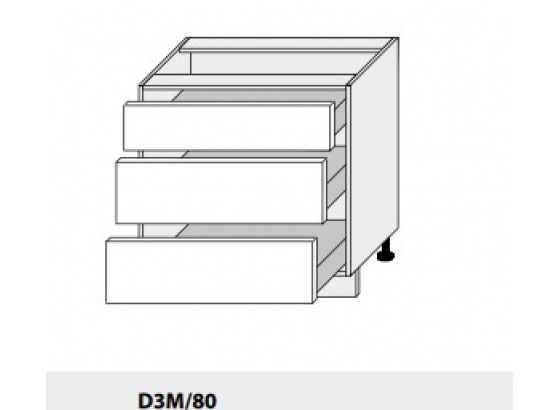 Dolní skříňka PLATINIUM D3M/80 dub artisan
