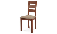 Jídelní židle BC-2603 TR3 béžová/ třešeň