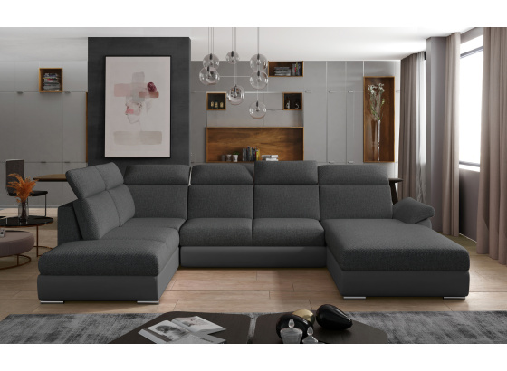 Sedací souprava Evanell Inari 96/ eko kůže  Soft 29 Pravá