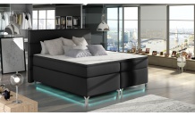 Postel boxspring AMADEO+LED 160x200 Soft 11