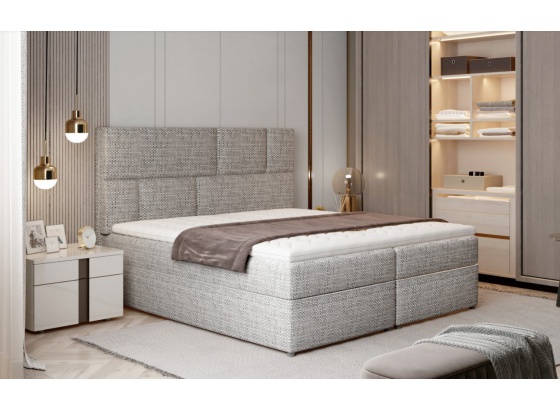 Postel Boxspring FLORENCE 185x210 Berlin 01