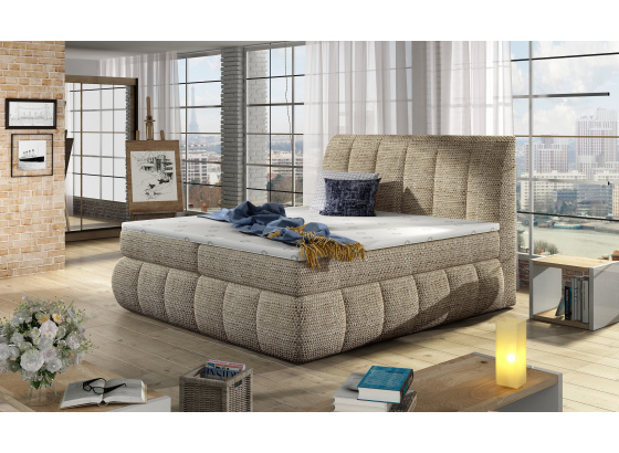 Postel boxspring VINCENZO180X200 Berlin 03  