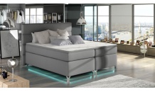 Postel boxspring AMADEO+LED 140x200 Soft 29