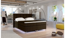 Postel boxspring BASILIO+LED 140x200 Sawana 26