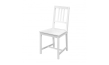 Židle 869B masiv borovice bílá