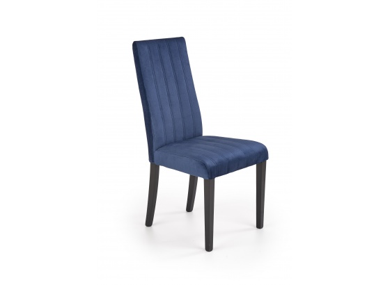 Jídelní židle DIEGO 2 černá/tmavě modrá