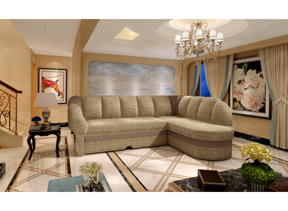 Sedací souprava Benano Berlin 03/ eko kůže  Soft 15 Pravá