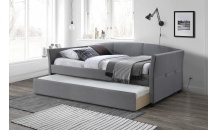 Postel SANNA 90x200 s výsuvnou spodní postelí šedá