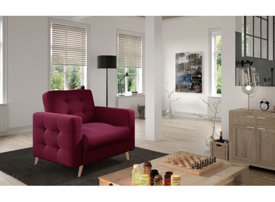 Křeslo Asgard 1F Mat Velvet 68  