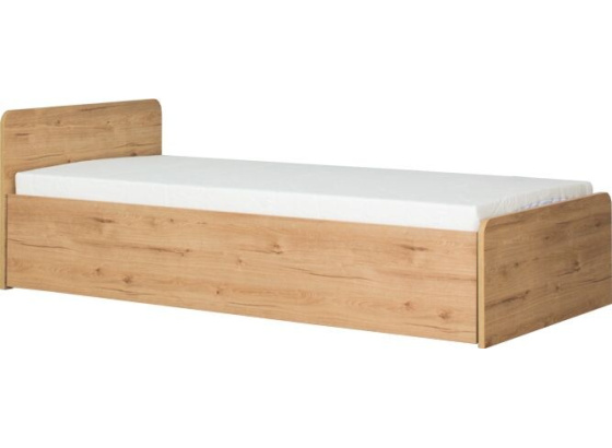 Postel rozkládací KORTEZ 90X200 dub soma tmavý
