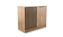 Komoda BALI LUX D2 dub wotan/ černá