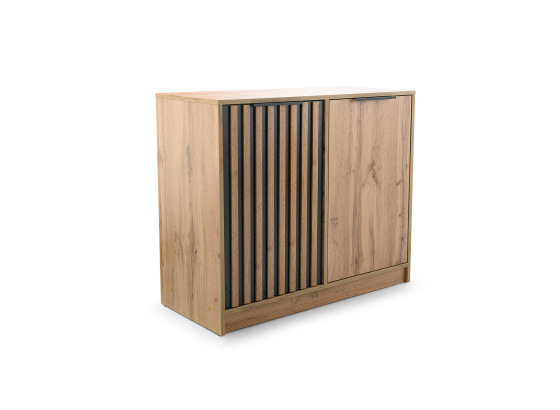 Komoda BALI LUX D2 dub wotan/ černá