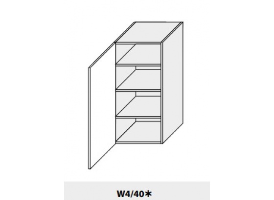 Horní skříňka  PLATINIUM W4/40 bílá
