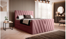 Postel boxspring CANDICE 140x200 Velvetmat 24