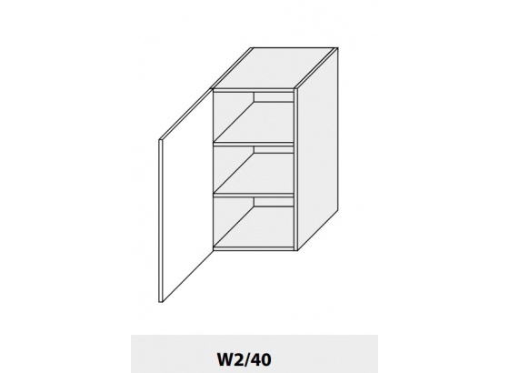 Horní skříňka kuchyně Quantum W2 40 bílá