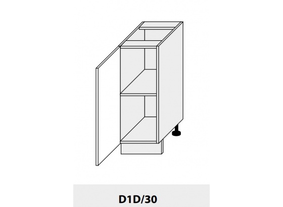 Dolní skříňka kuchyně Quantum D1D 30 bílá 