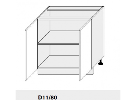 Dolní skříňka PLATINIUM D11/80  bílá