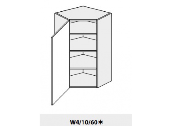 Horní skříňka PLATINIUM W4/10/60 bílá