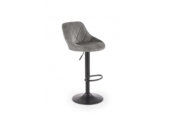 Barová židle H101 černá/ šedá