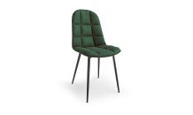 Jídelní židle K417 sametová tmavě zelená