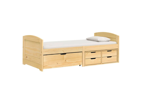 Jednolůžko se zásuvkami 8816 MARY lak