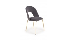 Jídelní židle K385 šedá /zlatá
